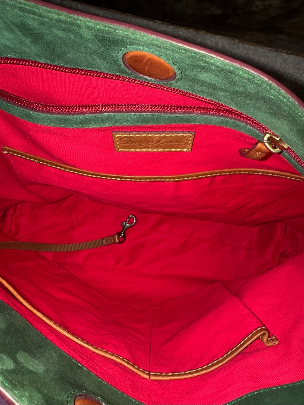 Dooney & Bourke Florentine Extra Large Courtney Sac in Natural - Picture 13 of 15